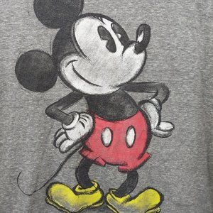 Mickey Mouse Chalk Board Mens Medium T Shirt Disney Tee -N2